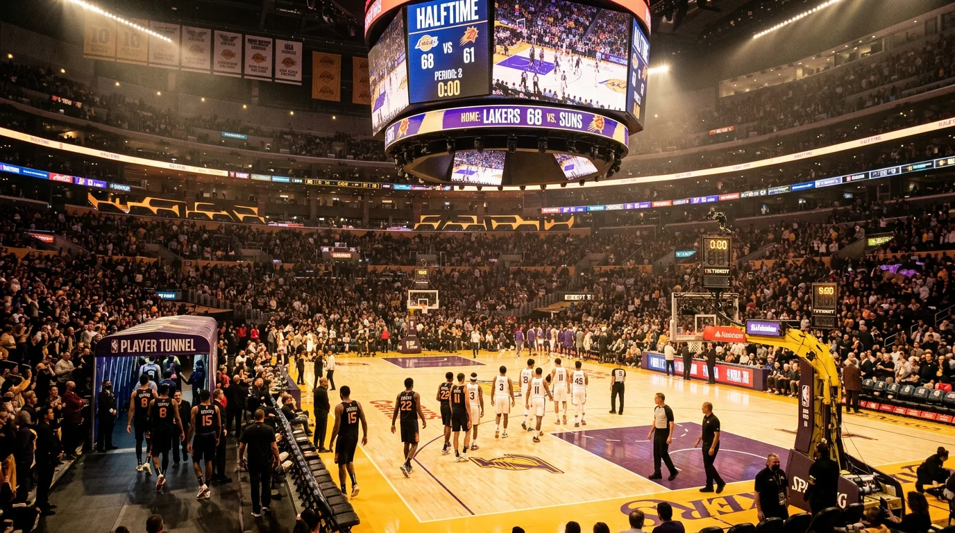 NBA halftime scoreboard for first half betting strategy