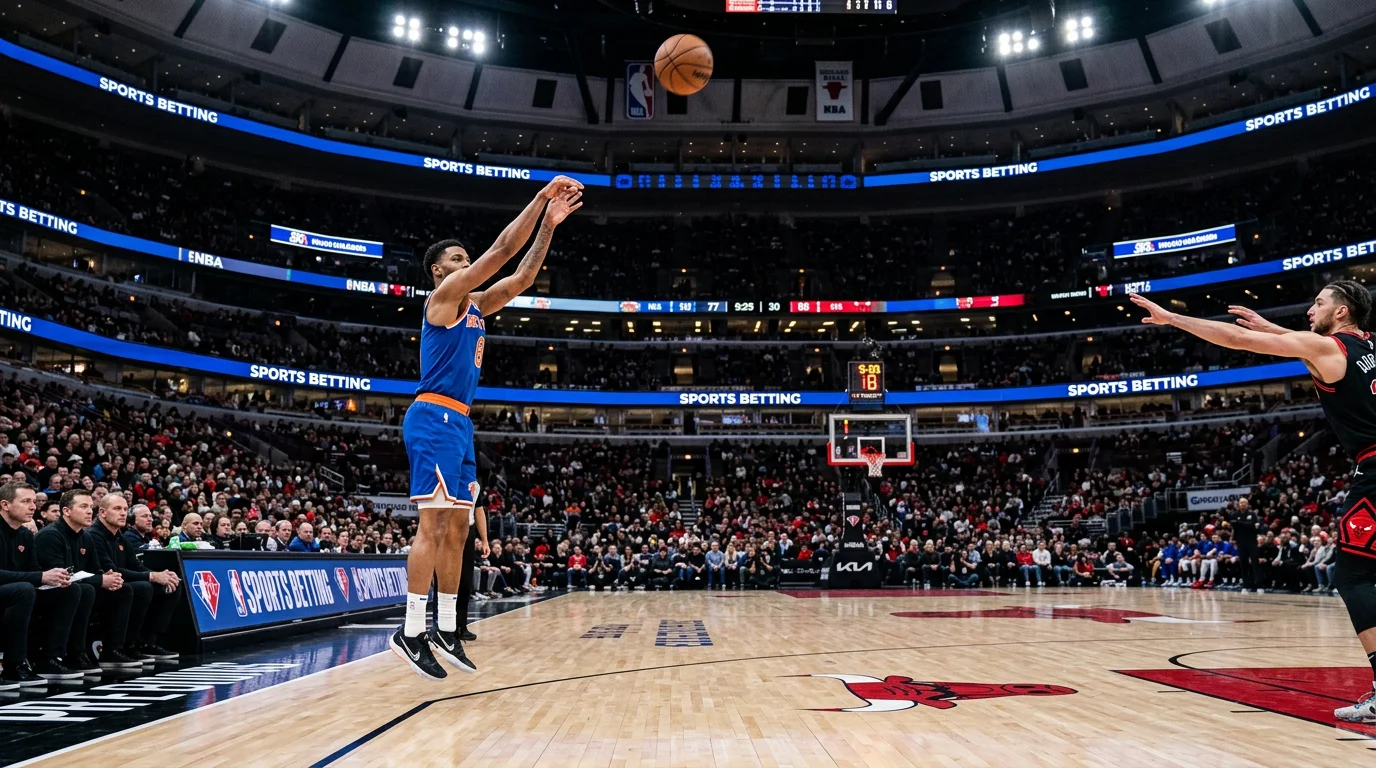 NBA player shooting three-pointer for 3PM prop betting